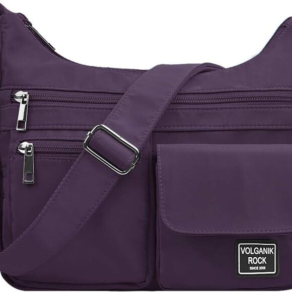 Women’s Waterproof Nylon Crossbody RFID Travel Shoulder Bag Lightweight - Picture 1 of 7
